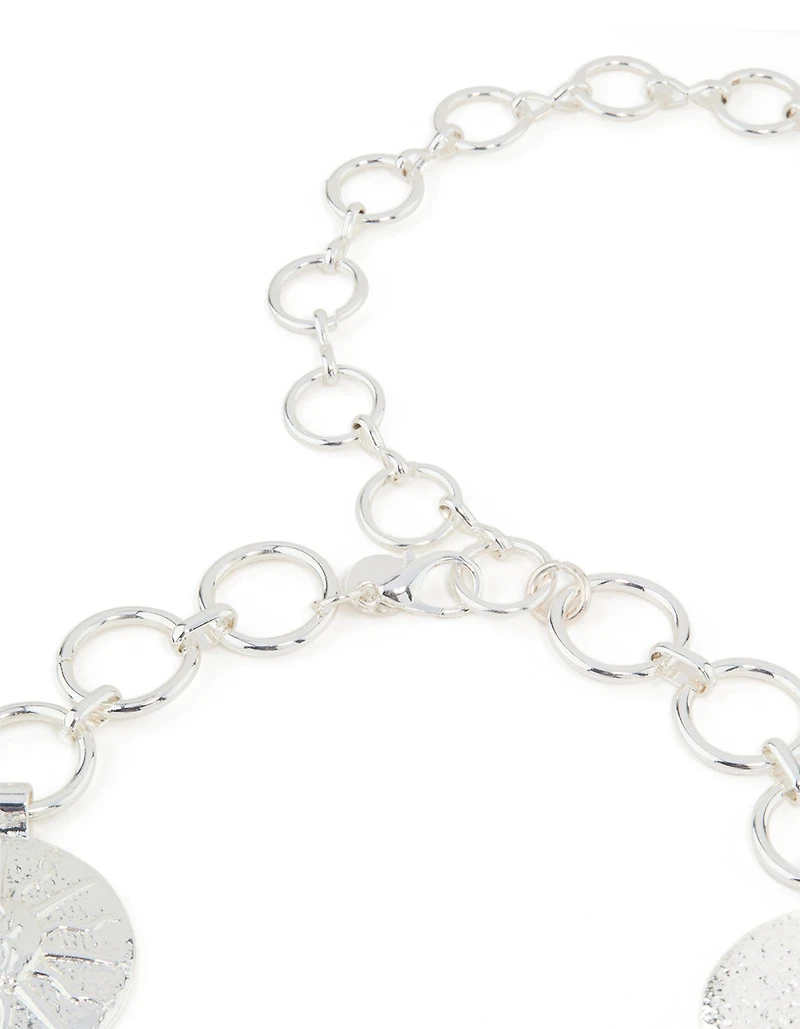 Silver Celestial Sun Linked Belt