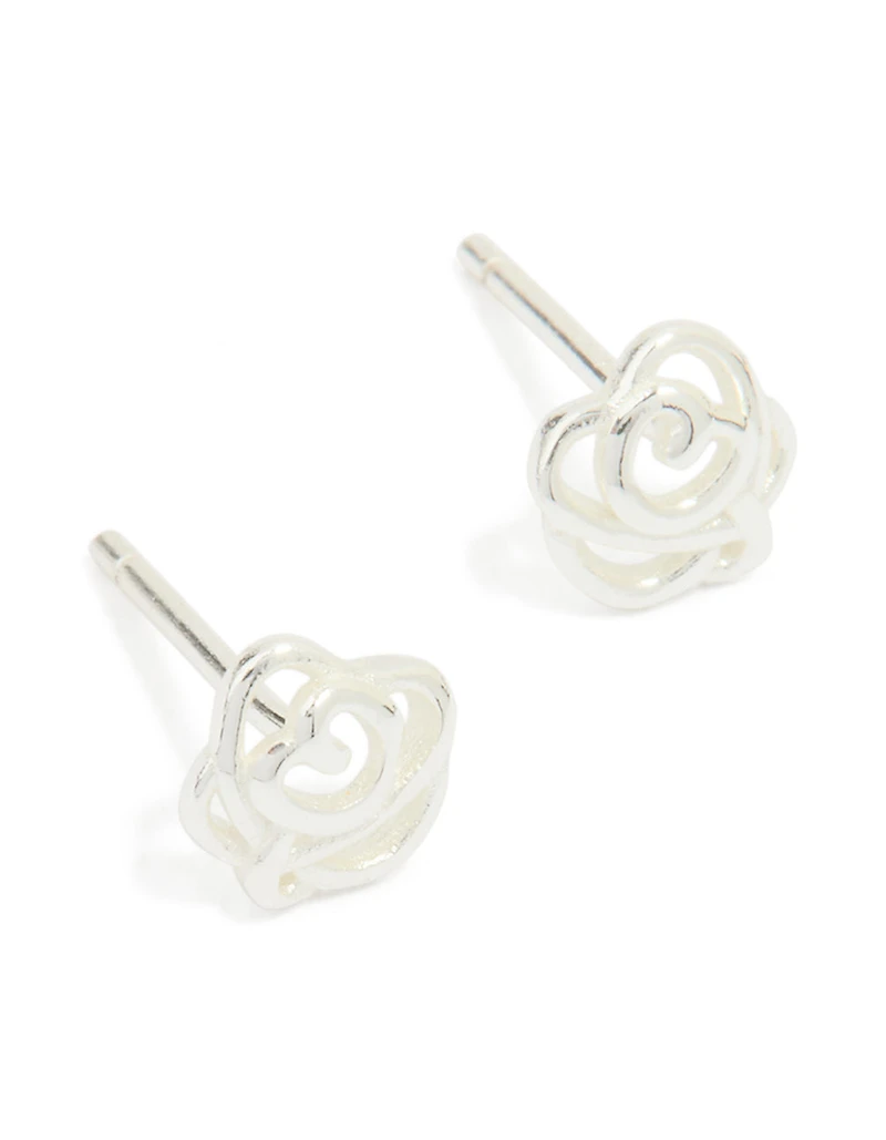 Boucles d’oreilles cubiques en zircone en zircone en argent sterling