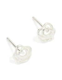 Boucles d’oreilles cubiques en zircone en zircone en argent sterling
