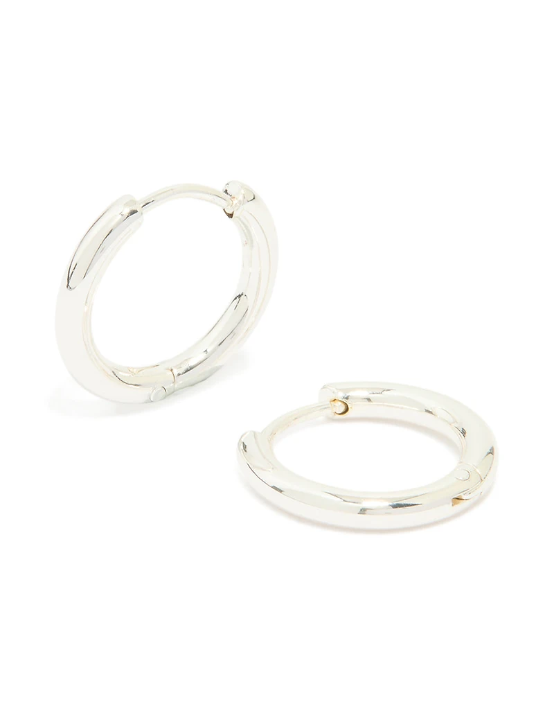 Waterproof Stainless Steel Clicker Earrings 14MM