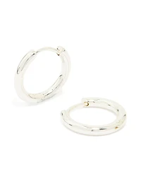 Waterproof Stainless Steel Clicker Earrings 14MM