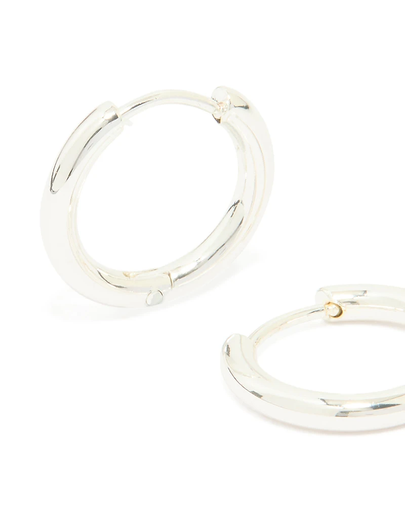 Waterproof Stainless Steel Clicker Earrings 14MM