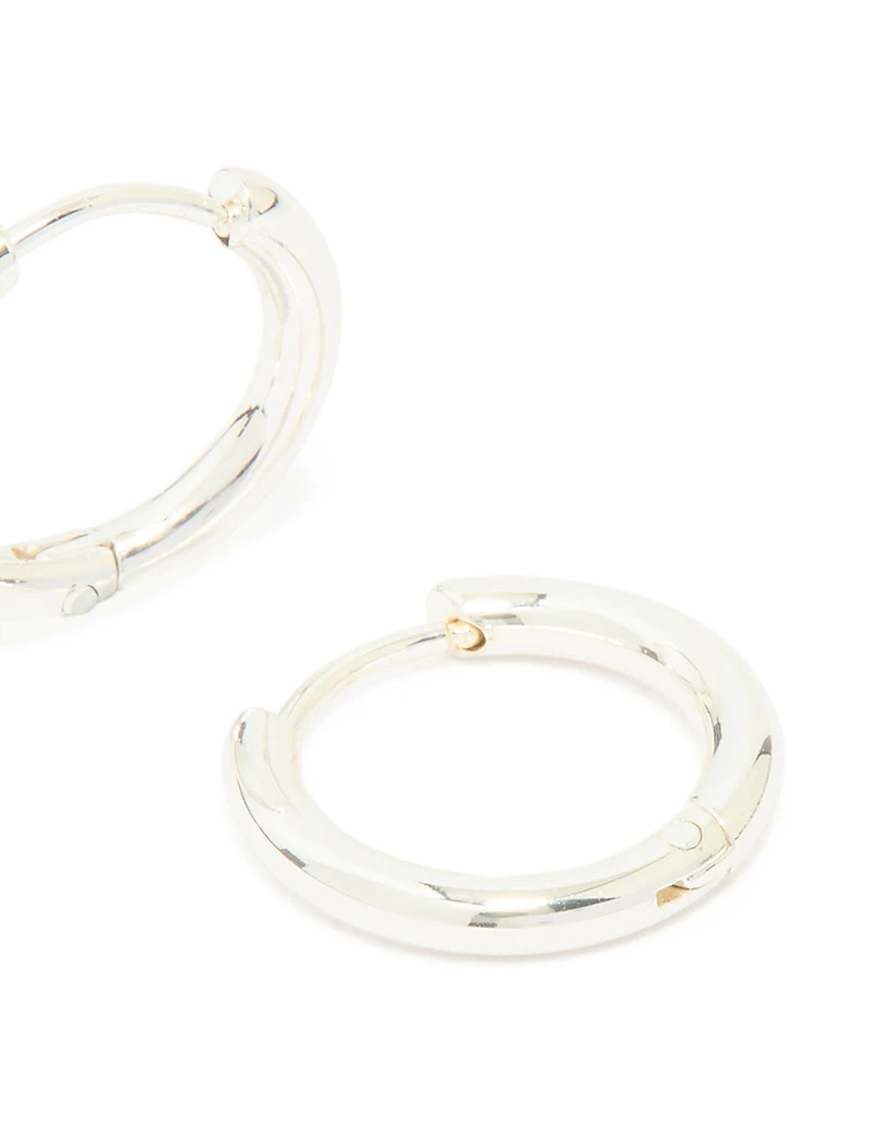 Waterproof Stainless Steel Clicker Earrings 14MM