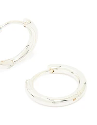 Waterproof Stainless Steel Clicker Earrings 14MM