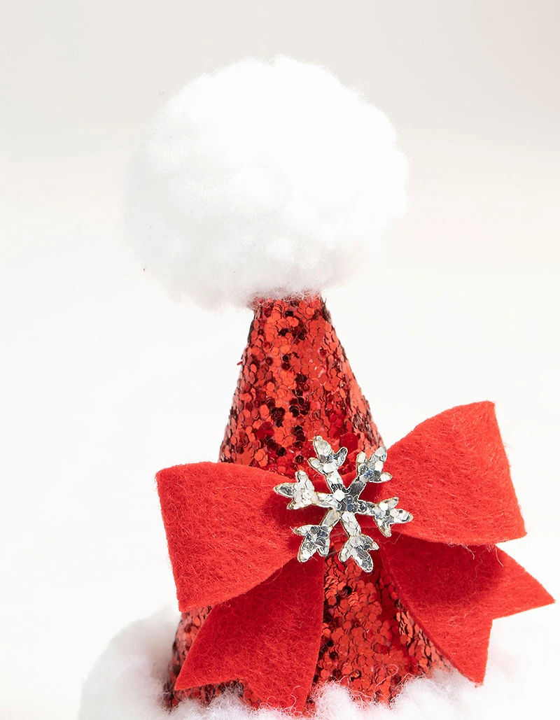 Santa Hat Hair Clip
