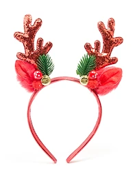 Glitter Woodland Reindeer Headband