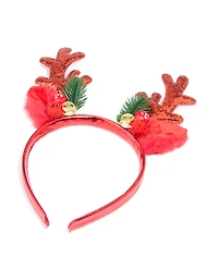 Glitter Woodland Reindeer Headband