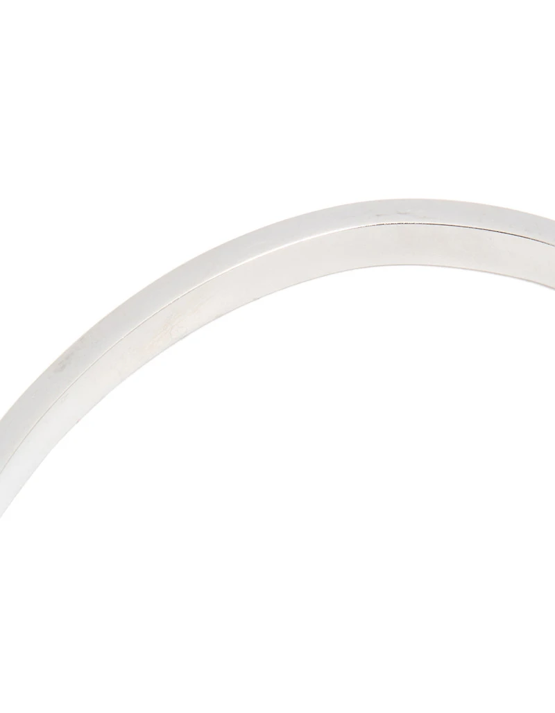 Waterproof Stainless Steel Diamante Hinged Bangle