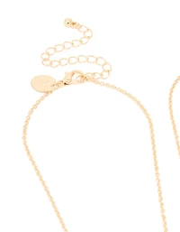 Enfants Or Rose & Violet Câlins Chat Grande Sœur Petite Sœur Ensemble de Colliers