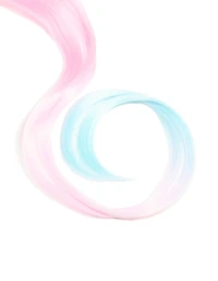 Kids Pastel Rainbow Fabric Bow & Unicorn Pastel Faux Hair Clip