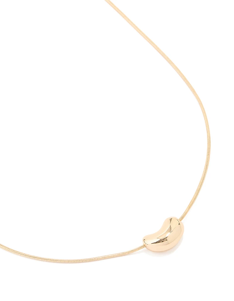 Gold Baby Pebble Necklace