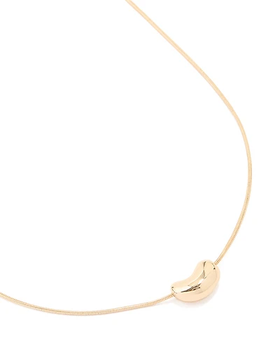 Gold Baby Pebble Necklace