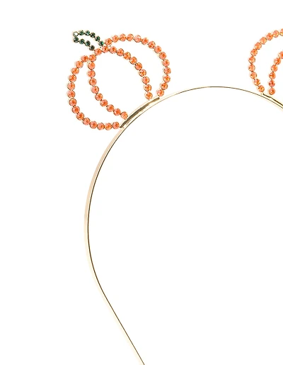 Bandeau en citrouille dorée Diamante