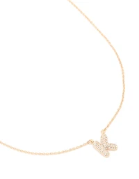 Collier cubique en zircone en or pour enfants avec la lettre K