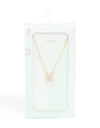 Collier cubique en zircone en or pour enfants avec la lettre K