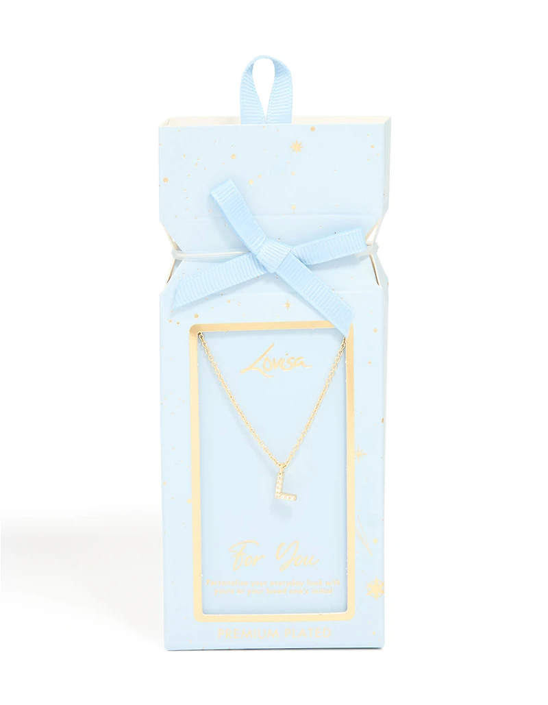 Collier cubique en zircone plaqué or