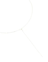 Sterling Silver Adjustable Chain Y-Necklace