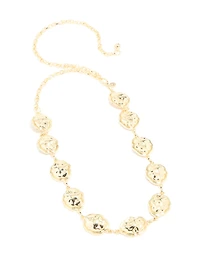 Gold Puffy Cloud Belt