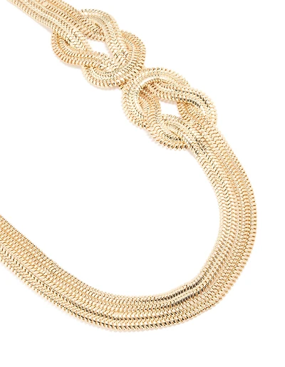 Gold Snake Chain Knot Belt