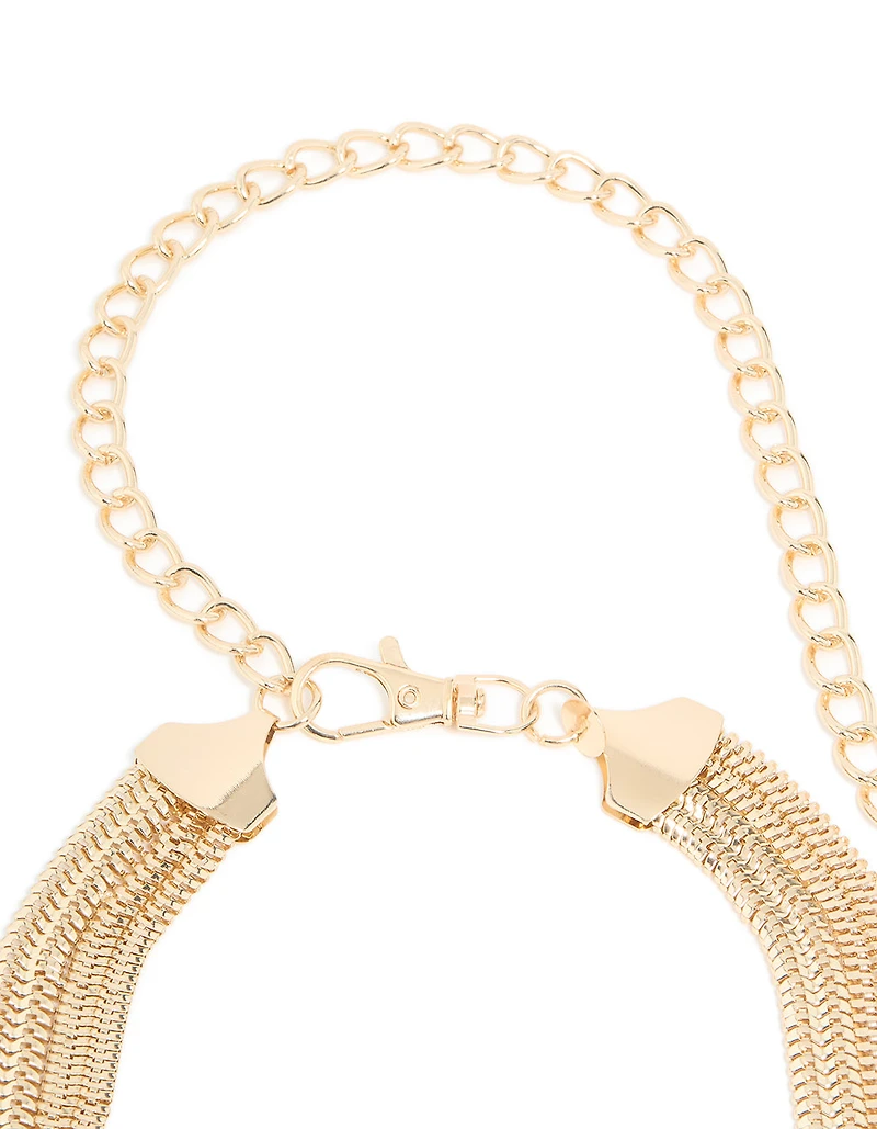 Gold Snake Chain Knot Belt
