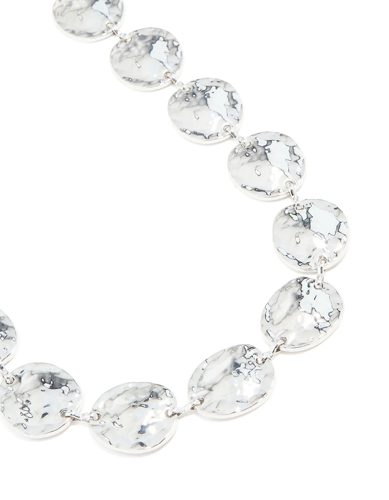 Silver Round Molten Coin Belt