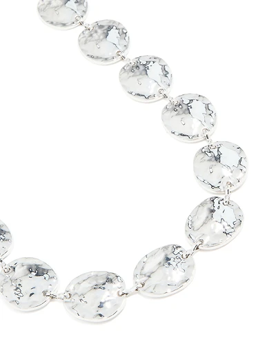 Silver Round Molten Coin Belt