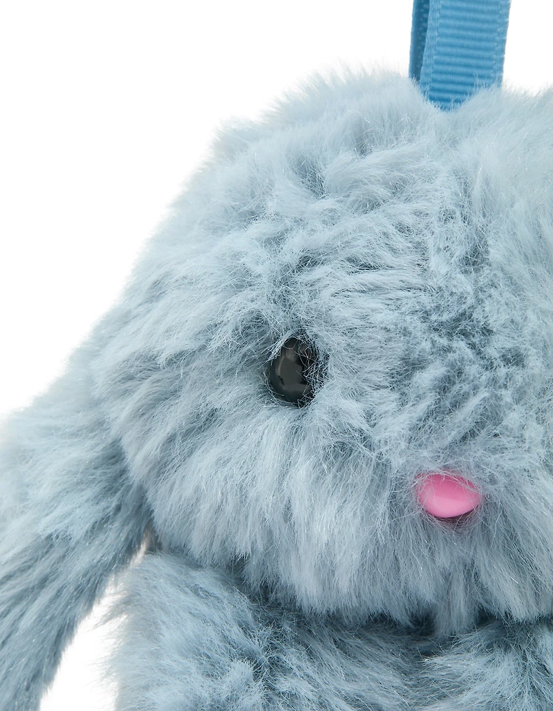 Porte-clés en tissu bleu pâle pour lapins
