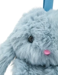 Porte-clés en tissu bleu pâle pour lapins