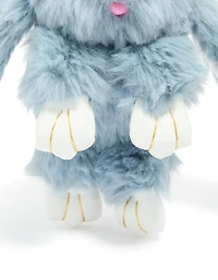 Light Blue Fabric Bunny Key Chain