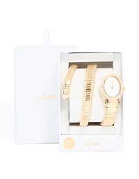 Gold Double Stretch Watch Cuff