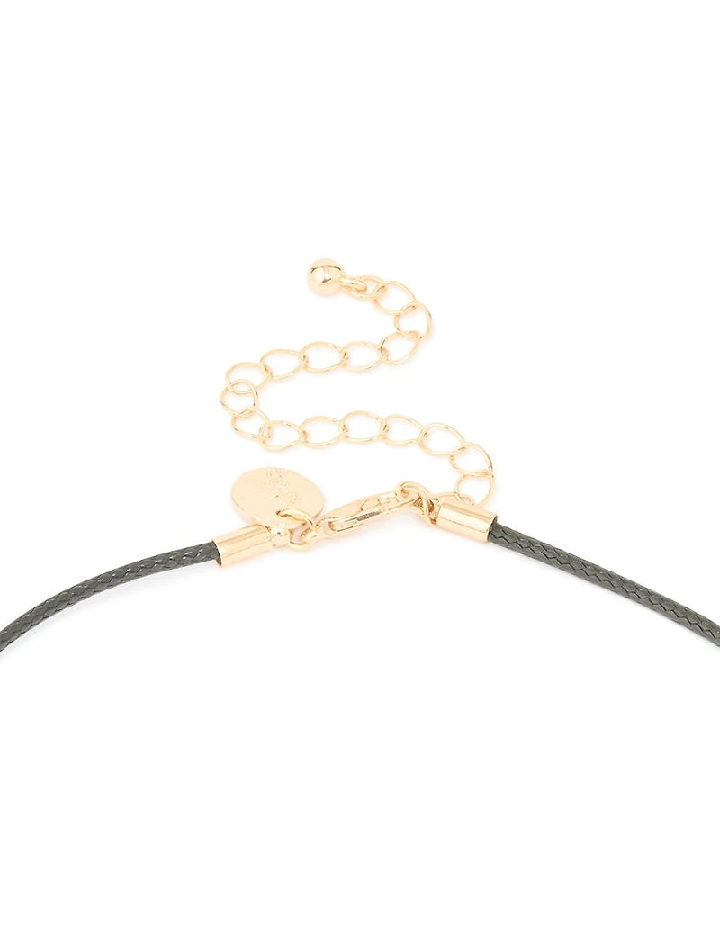 Multicoloured Acrylic Beaded Pendant Necklace