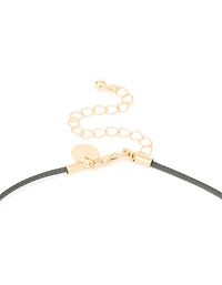 Multicoloured Acrylic Beaded Pendant Necklace