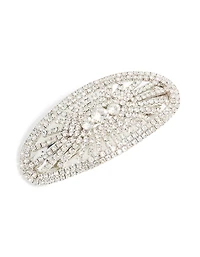 Silver Diamante Hair Clip