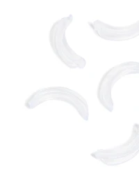 Ajusteurs à anneaux transparents minces pack de 8