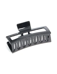 Black Coated Shiny Extra Large Claw Clip