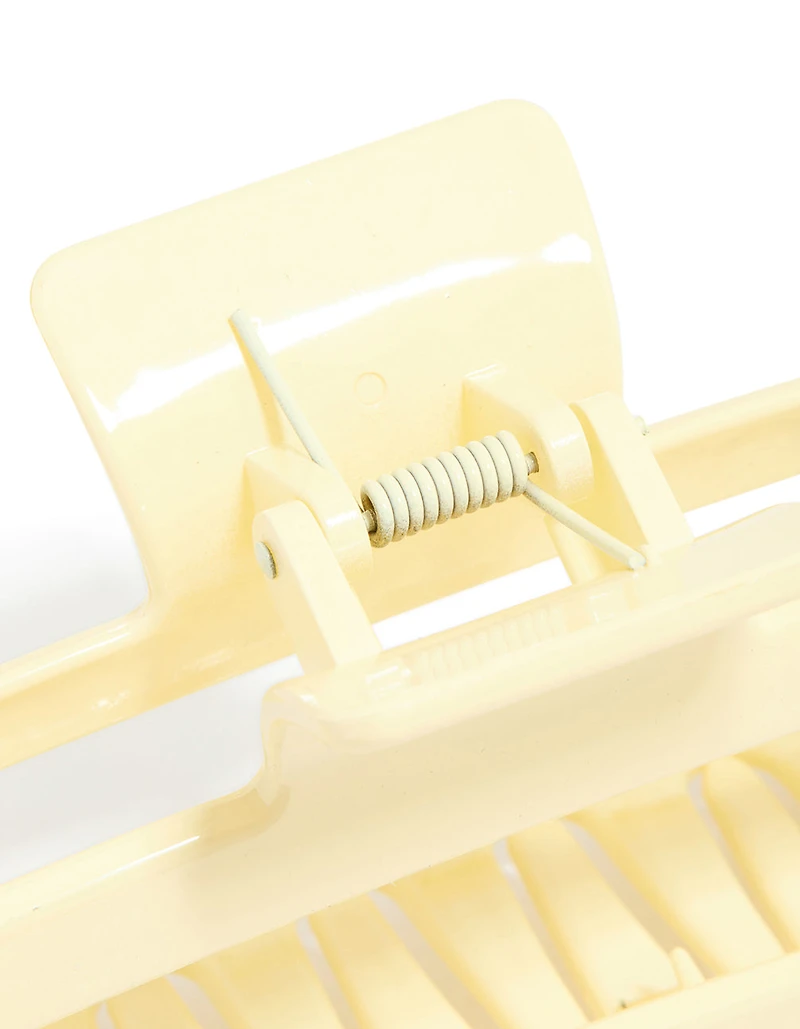 Yellow Shiny Matte Extra Large Claw Clip