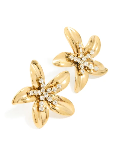 Boucles d’oreilles étanchées en acier inoxydable en acier inoxydable en circonione cubique au centre