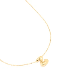 Waterproof Gold Plated Stainless Steel Large Bubble Letter Z Necklace