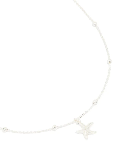 Silver Star Pendant Necklace
