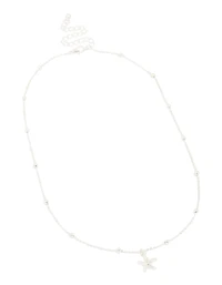 Silver Star Pendant Necklace