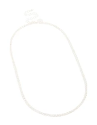 Silver Wheat Chain Necklace