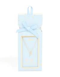 Collier cubique plaqué or avec la lettre P en zircone