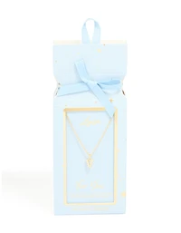 Collier cubique en zircone plaqué or avec la lettre V