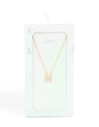 Collier cubique en zircone en or pour enfants avec la lettre H