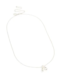 Collier imperméable en acier inoxydable avec une grande lettre à bulles A