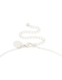 Collier imperméable en acier inoxydable avec une grande lettre à bulles A