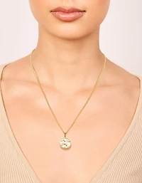 Collier étanche, en acier inoxydable plaqué or, collier du signe du signe du signe du Sagittaire