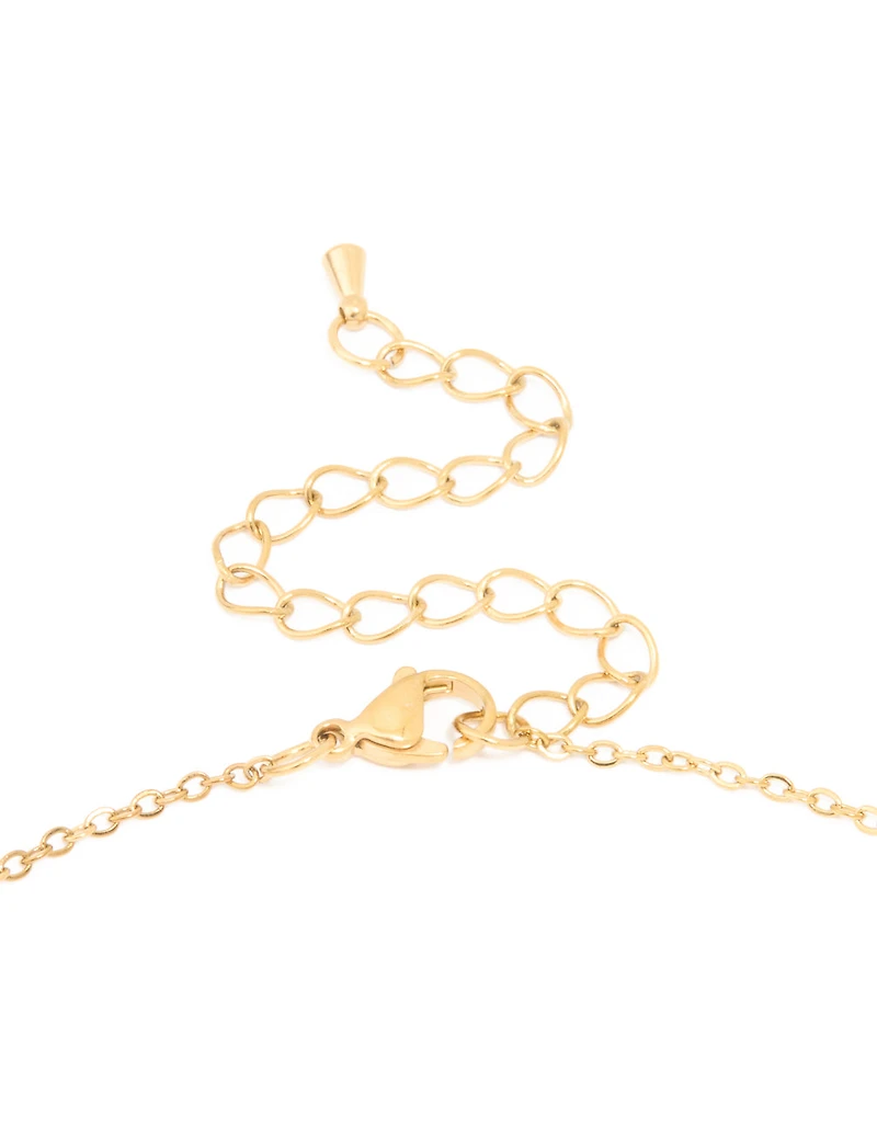 Waterproof Gold Plated Stainless Steel Angel Number 111 Necklace