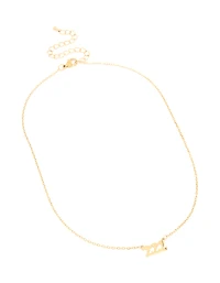 Waterproof Gold Plated Stainless Steel Angel Number 222 Necklace