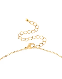 Waterproof Gold Plated Stainless Steel Angel Number 333 Necklace